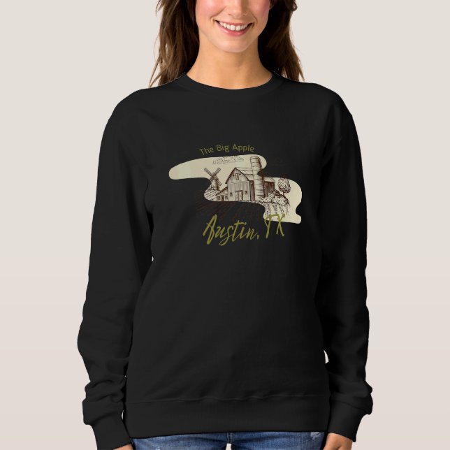 Sweatshirt Country Farm Austin Texas Bad Geography Stupid Jok (Devant)
