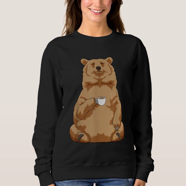 Sweatshirt Coupe Bear Coffee (Devant)
