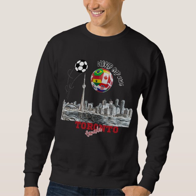 Sweatshirt Coupe du Monde 2026 Toronto Skyline  (Devant)