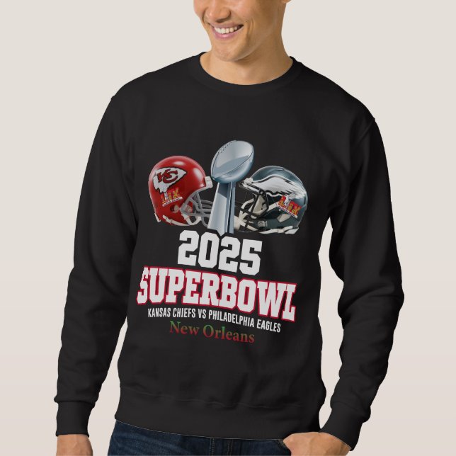Sweatshirt Coupe du Super Bowl 2025 (Devant)
