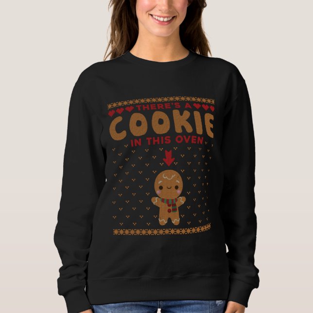 Sweatshirt Couple Cookies In The Oven Ugly Christmas Matching (Devant)