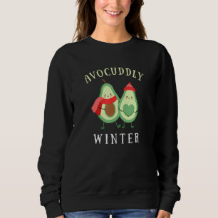Sweatshirt Couple d'Avocado d'hiver pour légumes et légumes