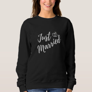 Sweatshirt Couple marié marié marié à la lune de miel