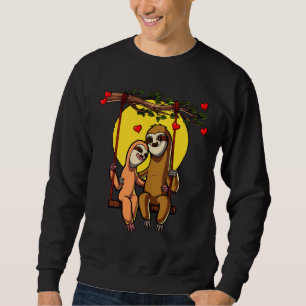 Sweatshirt Couple Sloth mignon