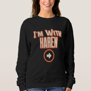 Sweatshirt Couples Costumes Halloween Je M Avec Karen Funny P