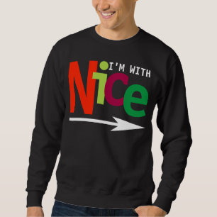Sweatshirt Couples drôles de Noël assortissant #2 vilain et