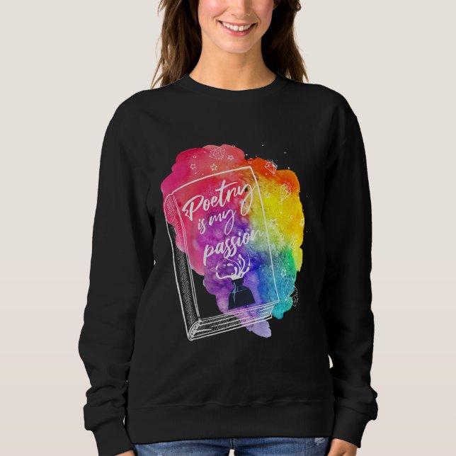 Sweatshirt Couplet Rhymes Lyrics Elegy Passionate Poetic Quot (Devant)