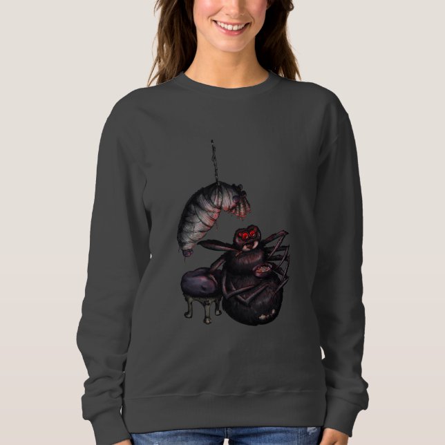 Sweatshirt Courbes et lacet (Devant)