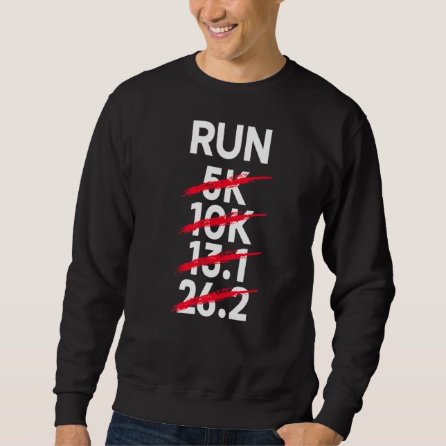 Sweatshirt Courez 26 Marathon Marathonien 26 k (Devant)