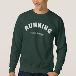 Sweatshirt Courir Est Mon Thérapie Faire Des Cadeaux, Randonn