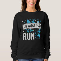 Courir Noël Oh Quel Amusant c'est de courir
