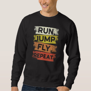 Sweatshirt Courir Sauter Voler Répéter Parkour Free Running F