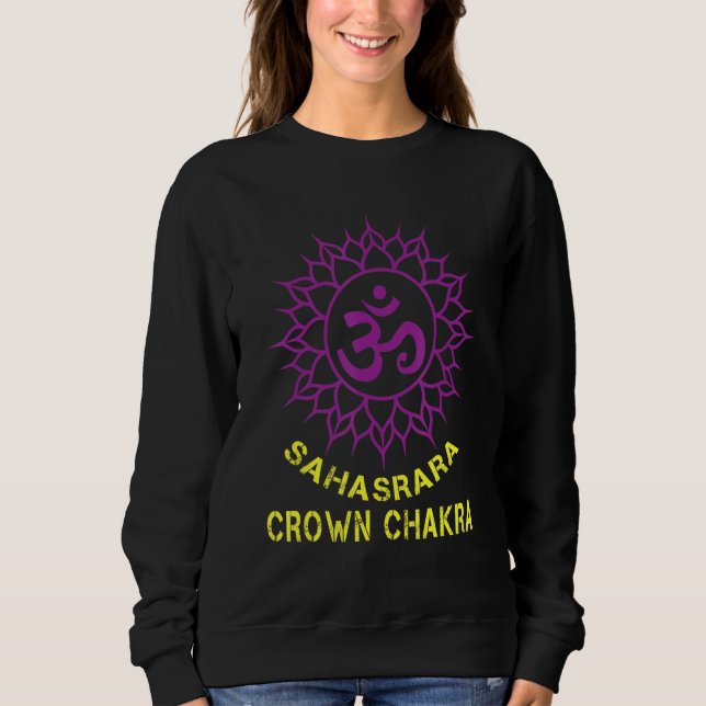 Sweatshirt Couronne Chakra Sahasrara (Devant)