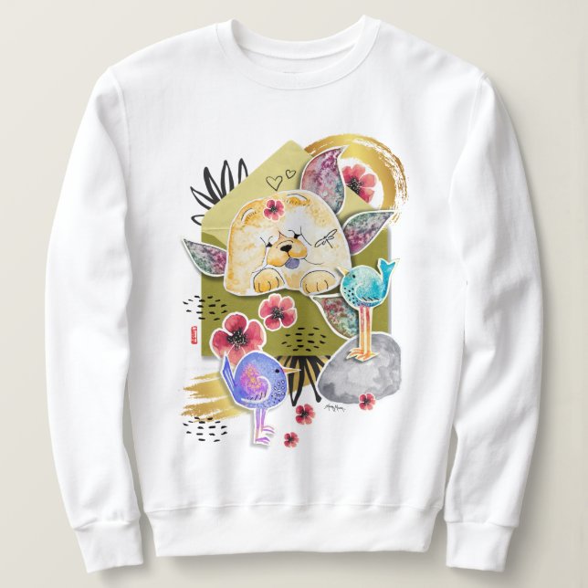 Sweatshirt COURRIER COURRIEL CHOSE CHOSE CHOISISSEZ UNE chemi (Design devant)