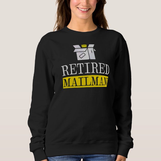 Sweatshirt Courrier de courrier à la retraite de l'employé de (Devant)