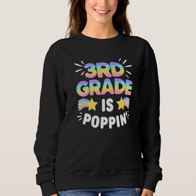 Sweatshirt Cours élémentaire 2 est poppin Pop It retour à l'é (Devant)