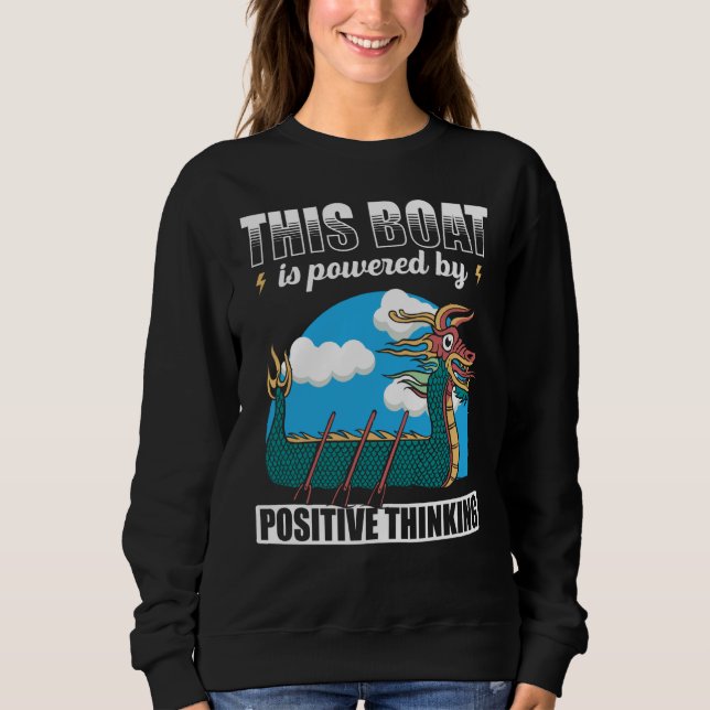Sweatshirt Course de bateaux-dragons pour batteur de tambour  (Devant)