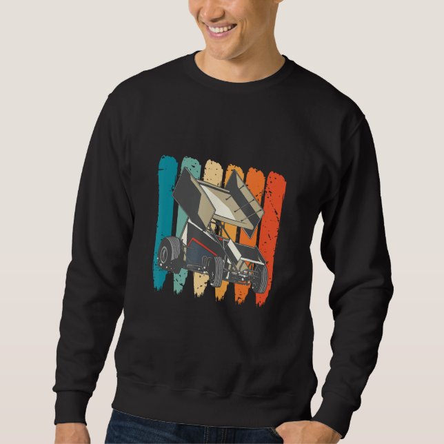Sweatshirt Course de voitures de sprint Voiture de sprint rét (Devant)