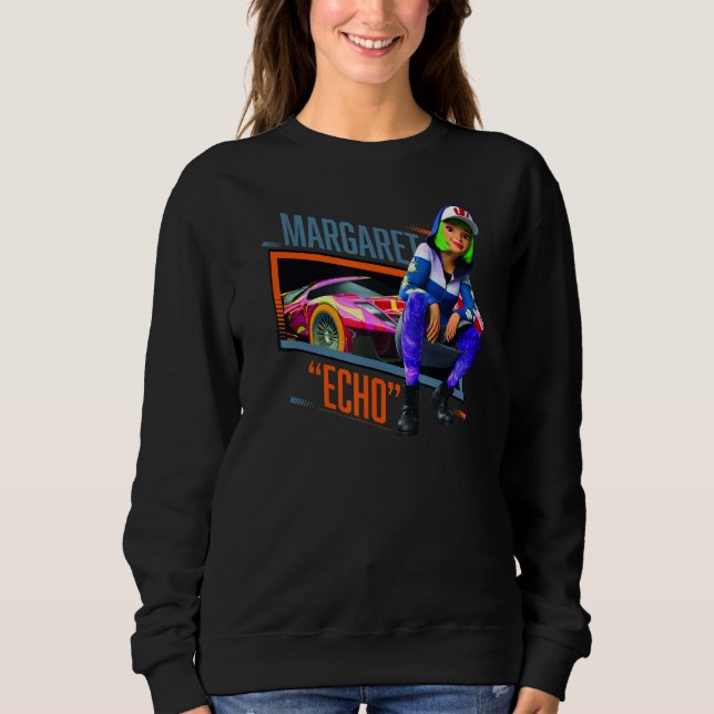 Sweatshirt Courses d'espions rapides et furieux Margaret Echo (Devant)
