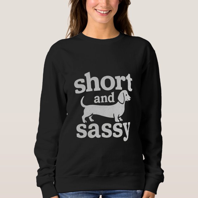 Sweatshirt Court et impertinent  (Devant)