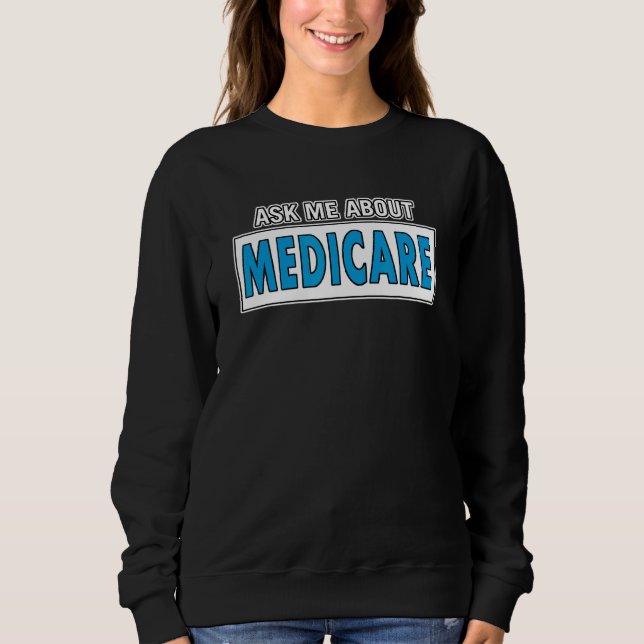 Sweatshirt Courtier d'assurance Me questionner sur l'assuranc (Devant)