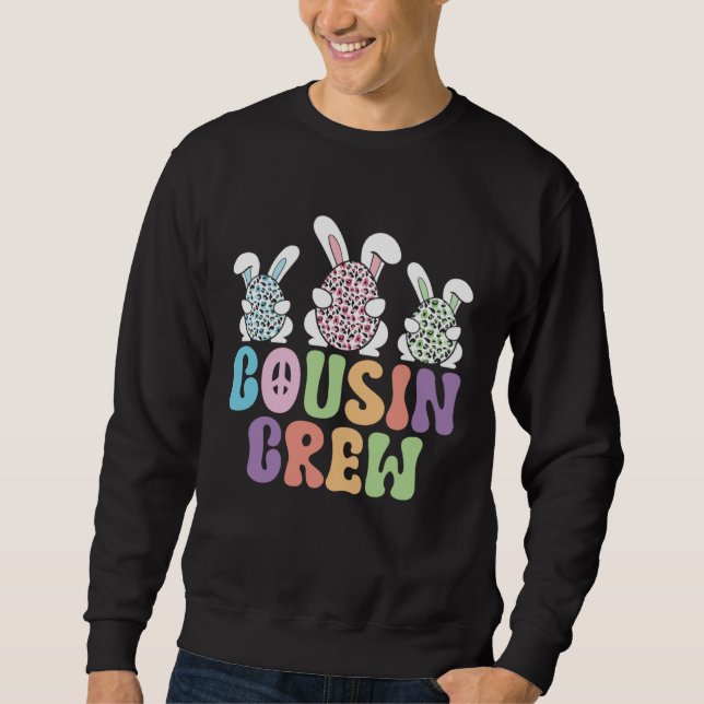 Sweatshirt Cousin Crew Easter Bunny Family Matching Toddler B (Devant)