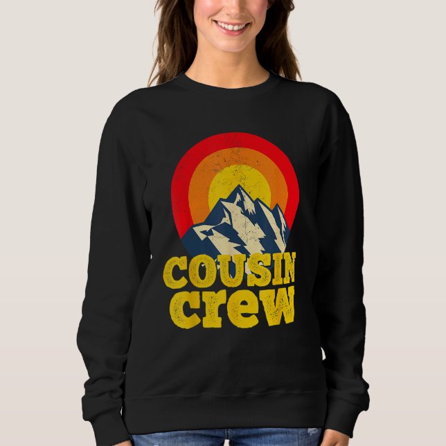 Sweatshirt Cousin Crew Kids Matching Tees Camping Group Cousi (Devant)