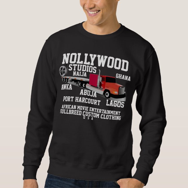 Sweatshirt Coutume Nollywood d'Africankoko (Devant)