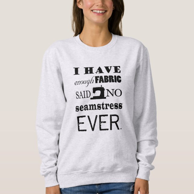 Sweatshirt Couture ・ Pas Suffisamment De Tissu ・ Artisanat (Devant)