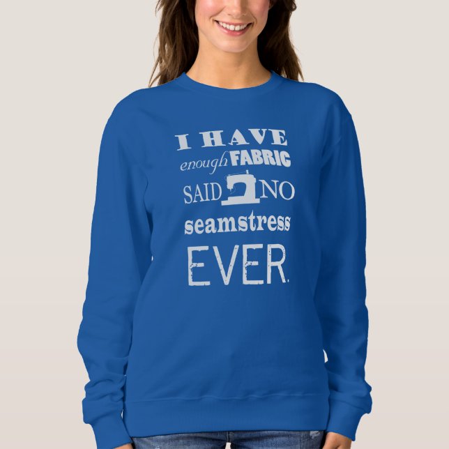 Sweatshirt Couture ・ Pas Suffisamment De Tissu ・ Artisanat So (Devant)