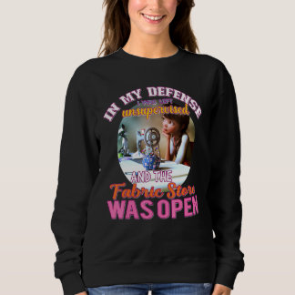 Sweatshirt Couture pour femmes tissu lady quilt fou artisanat
