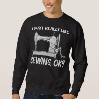 Sweatshirt Couture pour hommes femmes quilting quiltier coudr