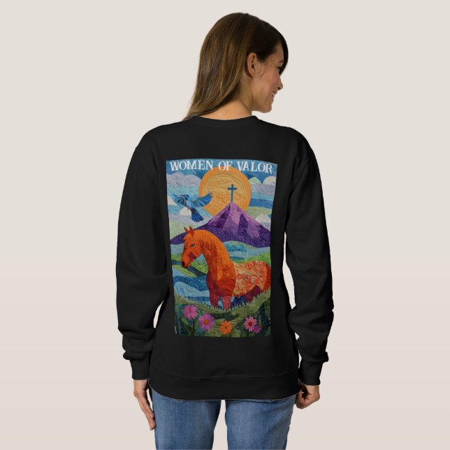 Sweatshirt Couvre-lit des Femmes de Valeur, Sweat-shirt pour  (Dos entier)