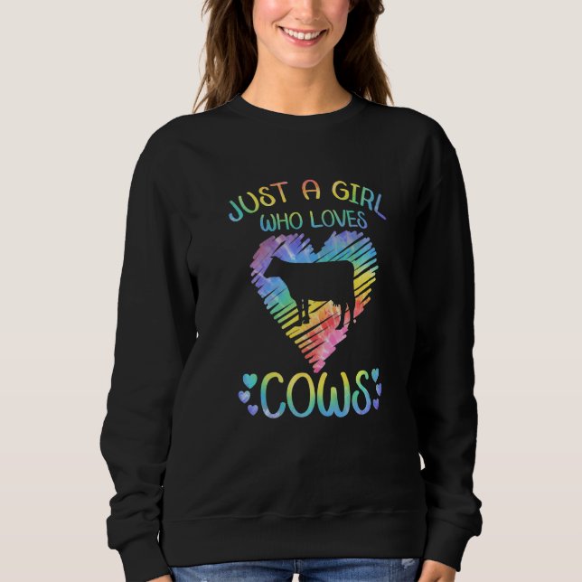 Sweatshirt Cow Apparel Farmer Cows Lover for Women & Kids Pre (Devant)