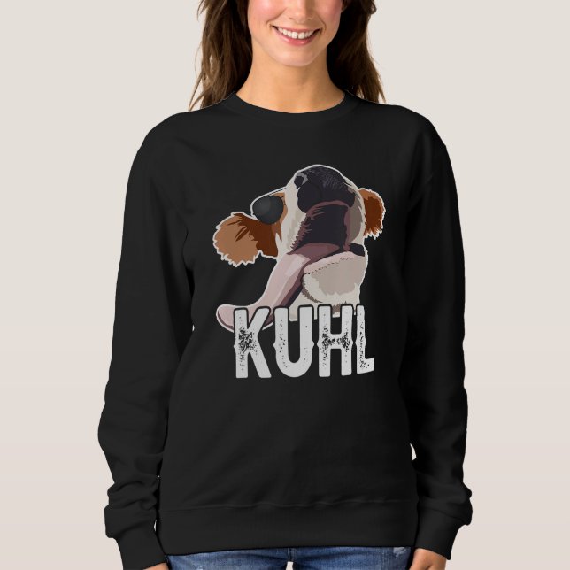 Sweatshirt Cow Cow Kuhl Sunglasses Farmer (Devant)