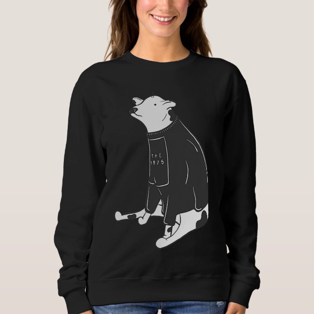 Sweatshirt Cow Wearing My The 1975 When We Are Together BFIAF (Devant)