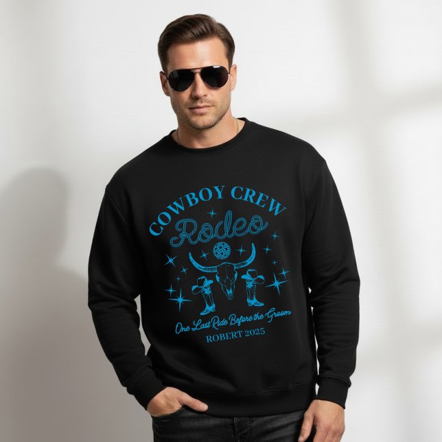 Sweatshirt Cowboy Crew Rodéo Personnalisé (Créateur téléchargé)
