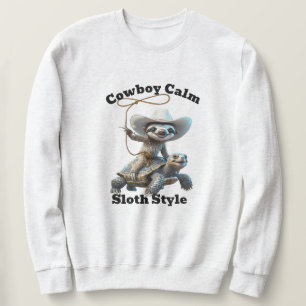 Sweatshirt Cowboy Sloth Wrangler Sweats - Style de vie détend