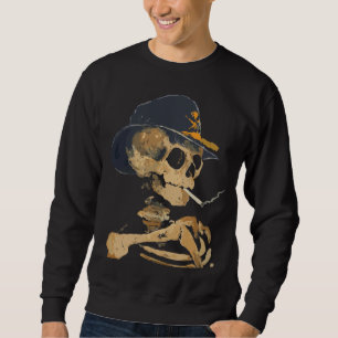 Sweatshirt Cowboy squelette fumeur