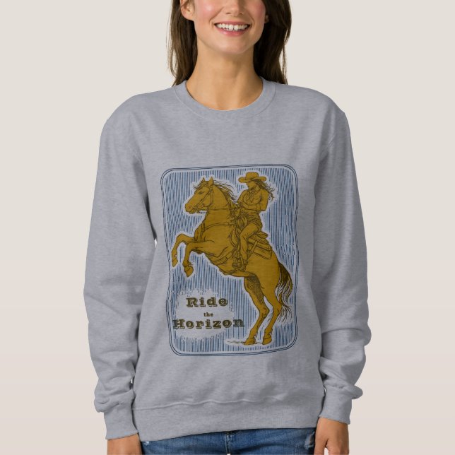 Sweatshirt cowgirl (Devant)