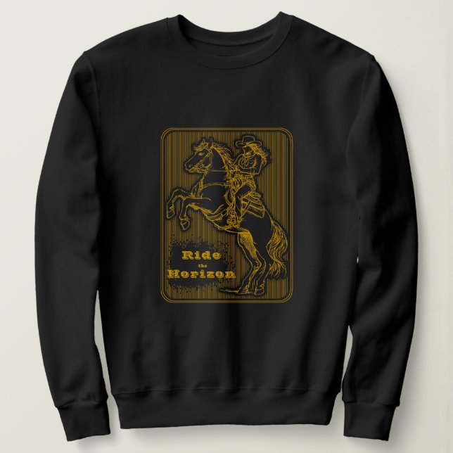 Sweatshirt cowgirl (Design devant)