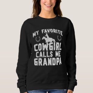 Sweatshirt Cowgirl appelle moi Grand-pa Rodeo Grand-père Rode
