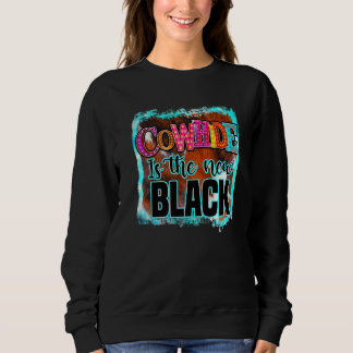 Sweatshirt Cowhal Look Vaches Country Farm Grange