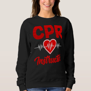 Sweatshirt Cpr Cours d'instructeur Coach Care Emergency First