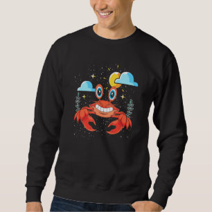 Sweatshirt Crabbing Fruits de mer Mer Animal Cuisine Crabe