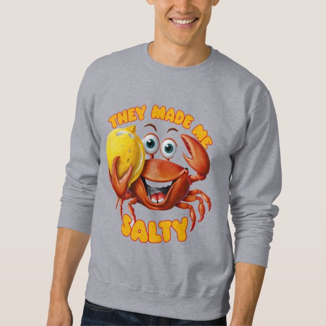 Sweatshirt Crabe drôle (Devant)