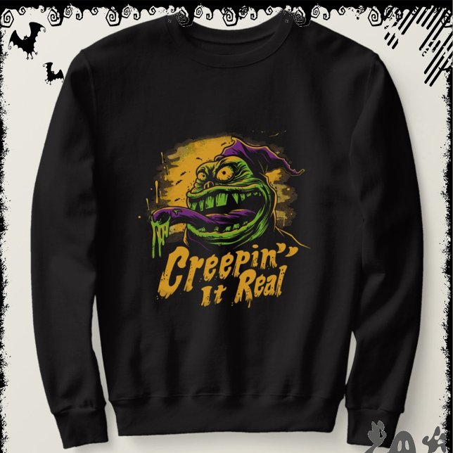 Sweatshirt Cramponner Réel  | ExDesigner | Halloween (Créateur téléchargé)