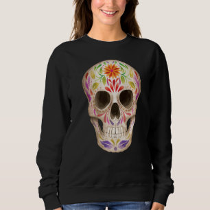 Sweatshirt Crâne à sucre Dia De Los Muertos Jour Morts Calave