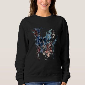 Sweatshirt Crâne d'oiseau à plumes