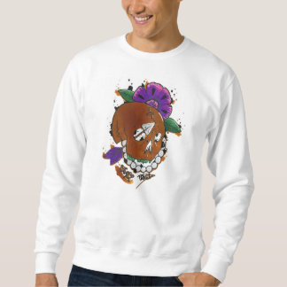 Sweatshirt crâne d'or